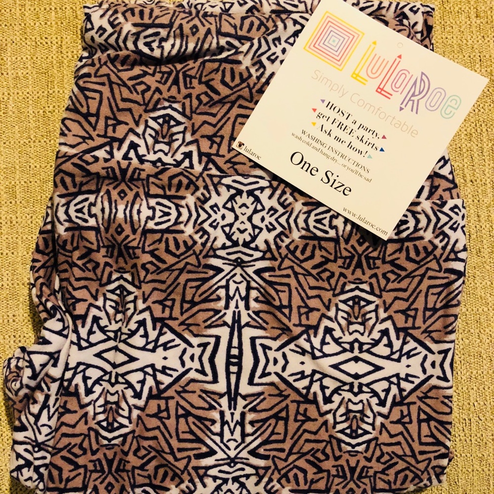 LuLaRoe OS NWT leggings Lavender/Gray